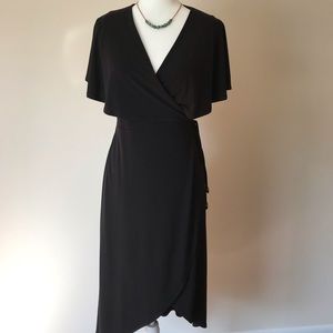 Black Wrap Dress